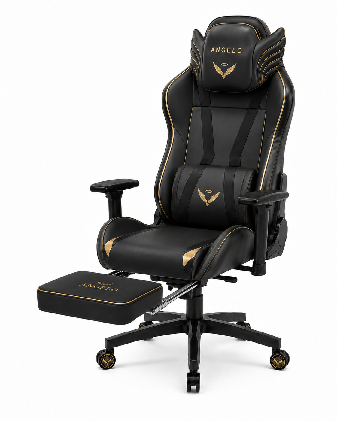 Wysuwany podnóżek Angelo Footrest black